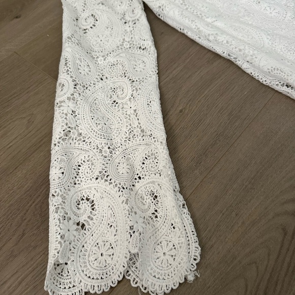 NWT Nasty gal Lace Tunic Long Sleeve Mini Dress - Picture 8 of 8